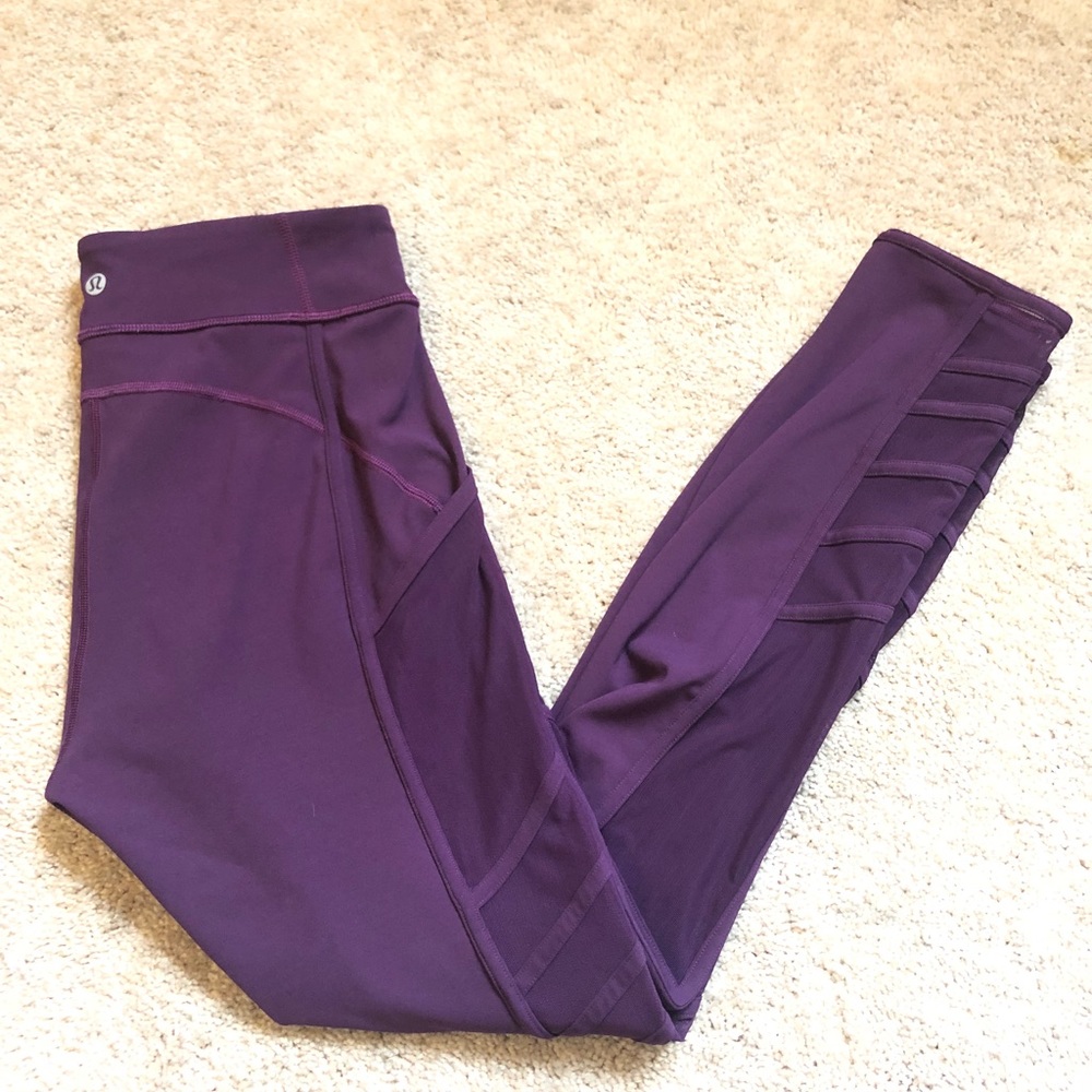 Like new lulu mesh tights